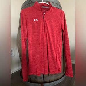 Small, Under Armour quarter zip.